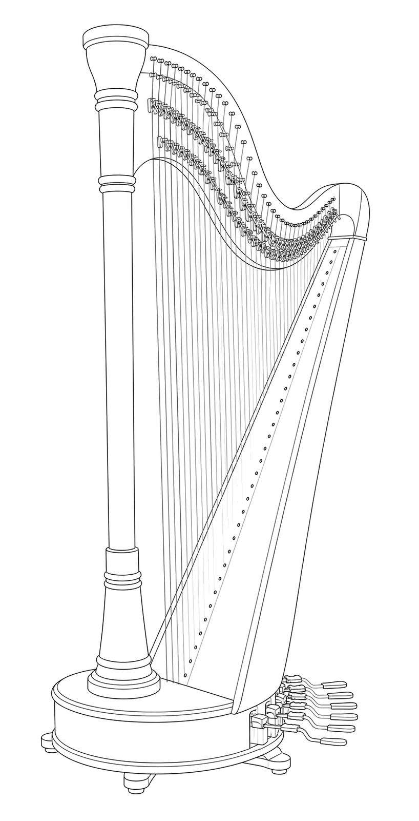 Technical line drawing of Camac Égérie Extended