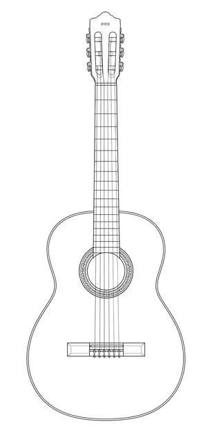 Technical line drawing of Córdoba C1 Matiz Aqua