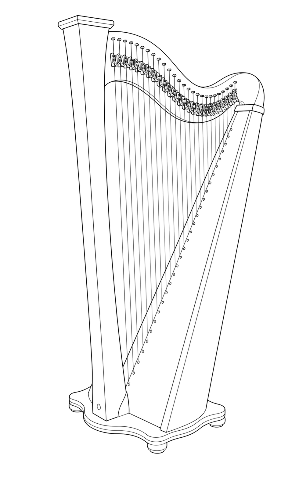 Technical line drawing of Teifi Telor