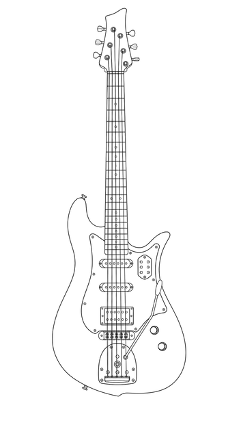 Technical line drawing of F Bass VI
