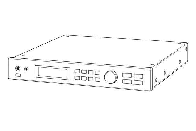 Technical line drawing of Akai SG01v
