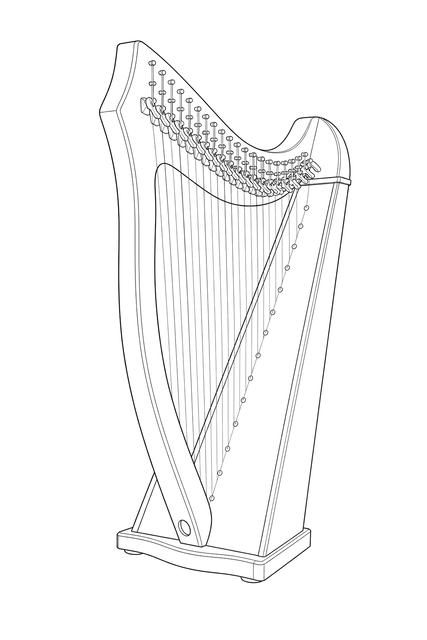 Technical line drawing of Aoyama Saul 25