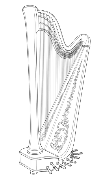 Technical line drawing of Venus Penti GC