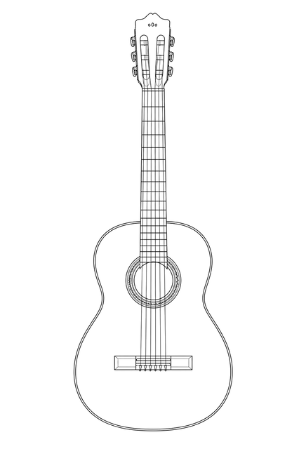 Technical line drawing of Córdoba C1 Matiz Coral