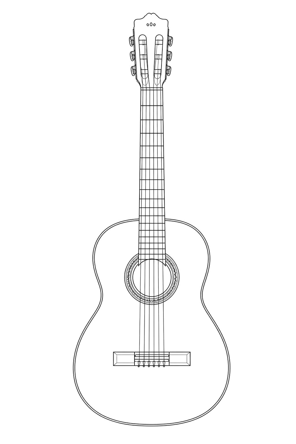 Technical line drawing of Córdoba C1 Matiz Coral