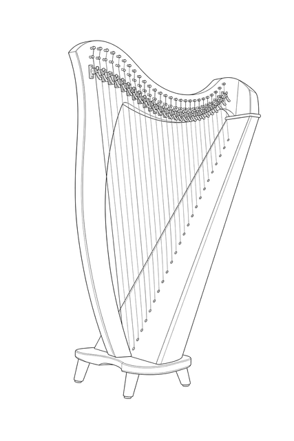 Technical line drawing of Salvi Juno