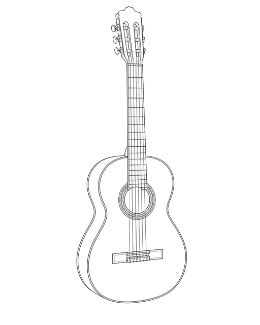 Technical line drawing of Alhambra 6 Olivo
