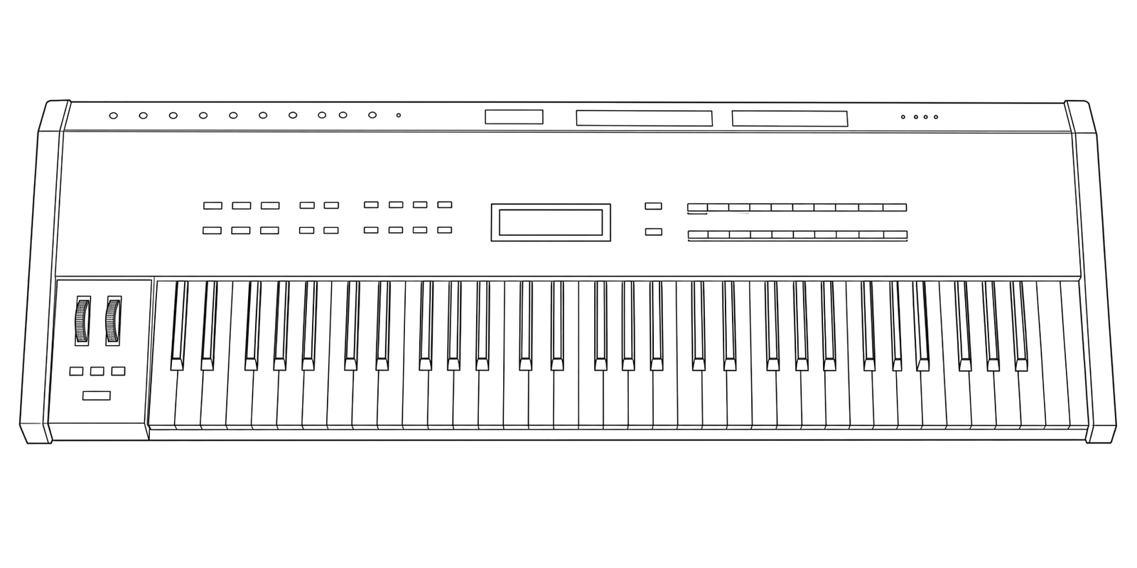 Technical line drawing of Roland U-20