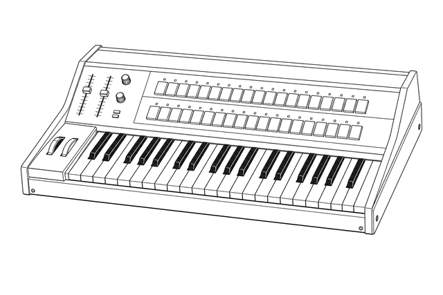 Technical line drawing of ARP Pro/DGX