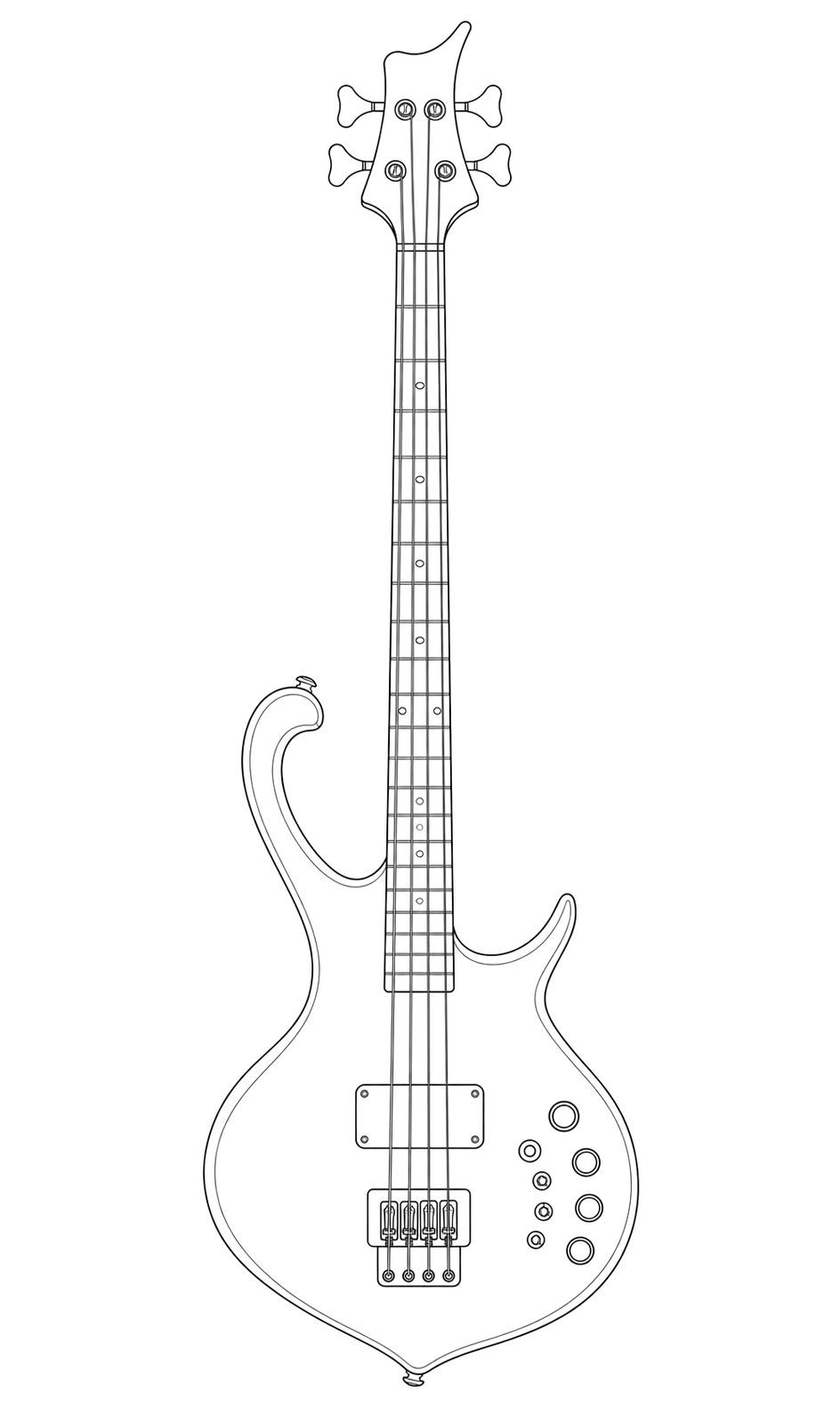 Technical line drawing of Ritter Roya