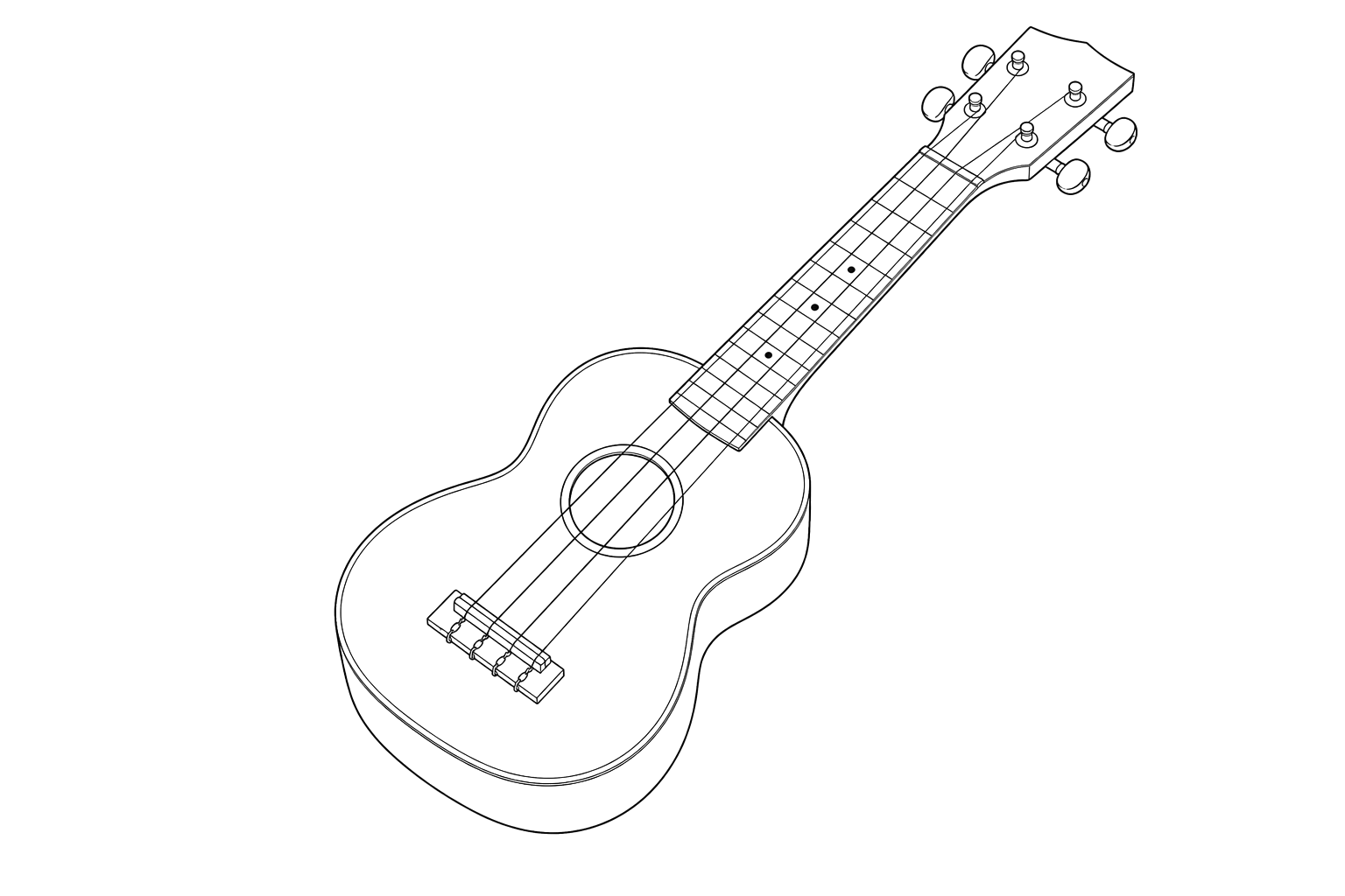 Technical line drawing of Kamaka HF-1