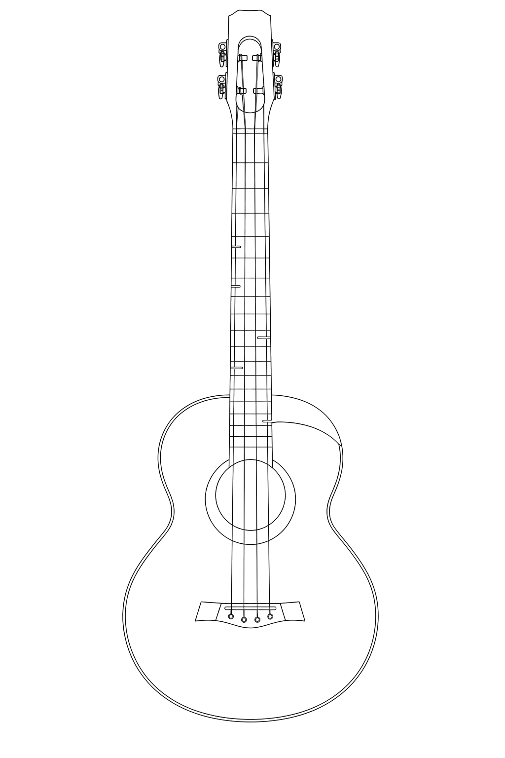 Technical line drawing of Flight 4SB Sammy Turton Signature Baritone