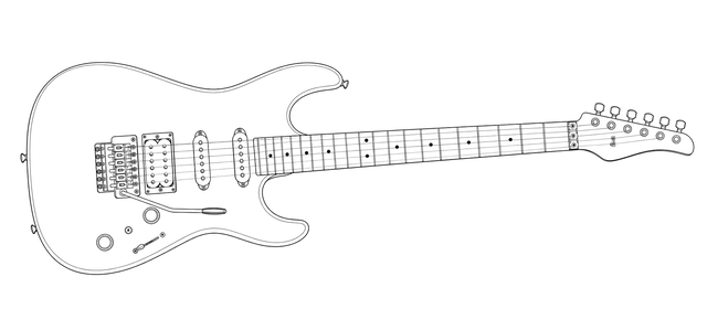 Technical line drawing of Anderson Drop Top